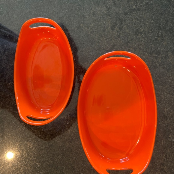 Rachael Ray Orange 1.25 & 2.25 Quart Dishes - Picture 2 of 2